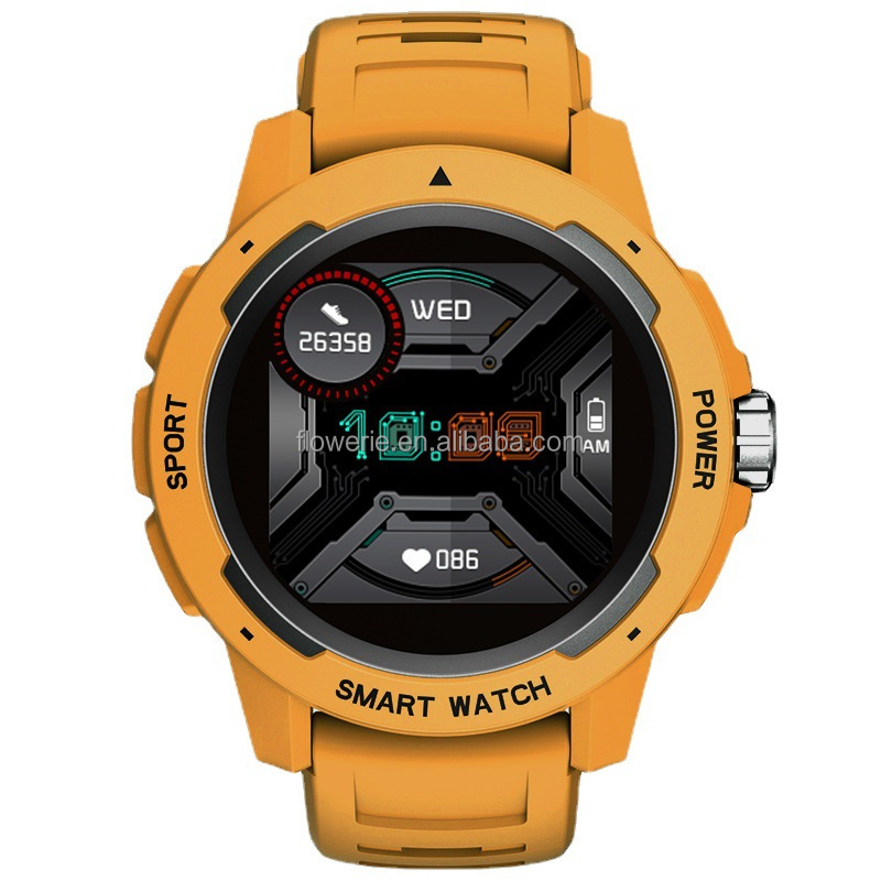 Outdoor Adventure Sports - นาฬิกาสมาร์ทวอทช์กีฬาแบบยุทธวิธีกันน้ำ IP68 50 เมตร สำหรับวิ่งกลางแจ้ง ดำน้ำ