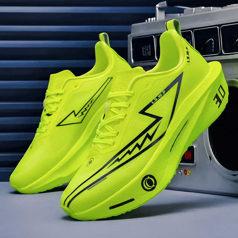 Outdoor Adventure Shoes - รองเท้าวิ่งผู้ชาย ระบายอากาศได้ดี สวมใส่สบาย ลดแรงกระแทก เหมาะสำหรับวิ่งออฟโรดและบนถนน พื้นตาข่ายกันลื่น