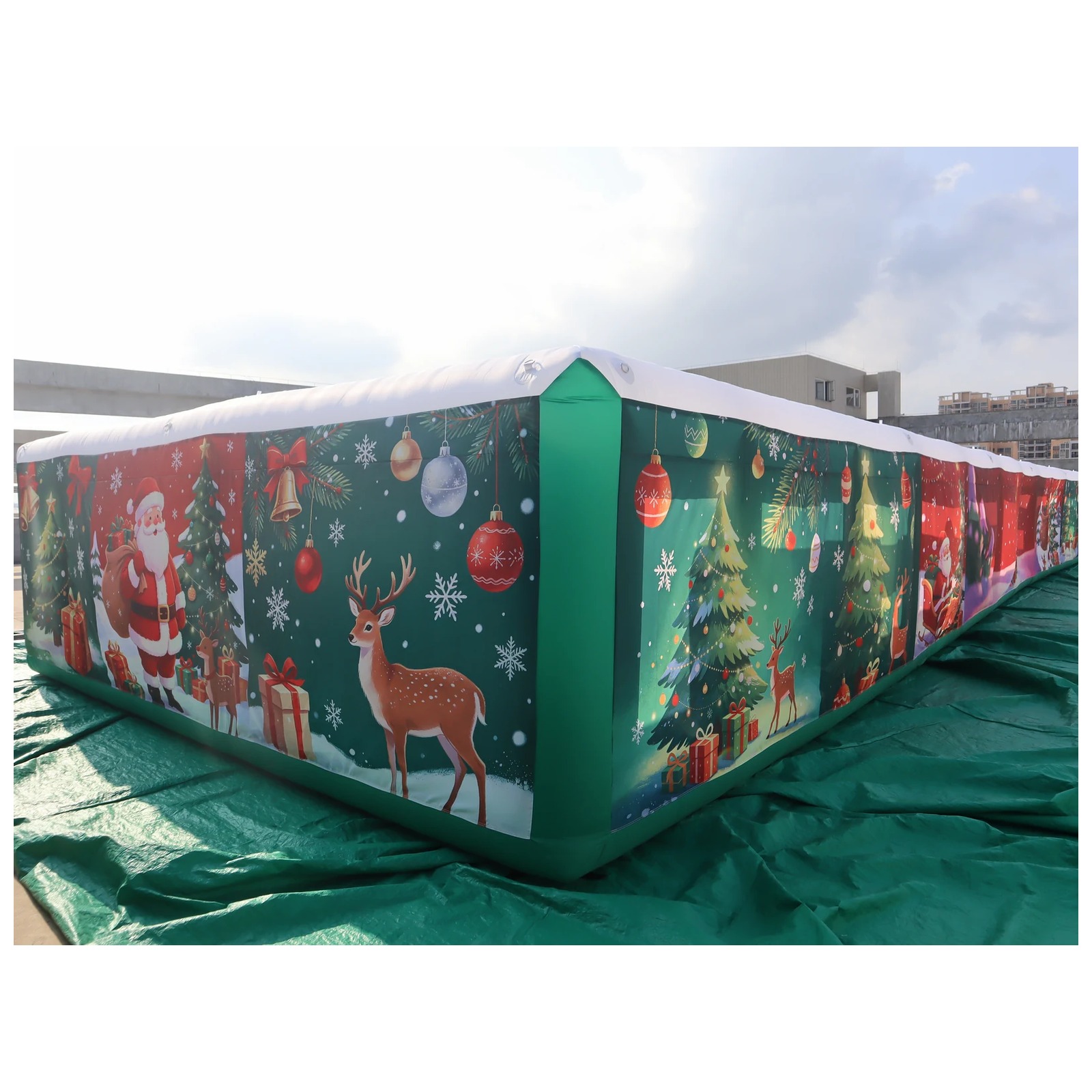 Outdoor Adventure Rentals - เขาวงกตเป่าลมเชิงพาณิชย์ขนาดใหญ่ 6x20 เมตร (20x66 ฟุต) พร้อมบริการเช่าเครื่องเป่าลม