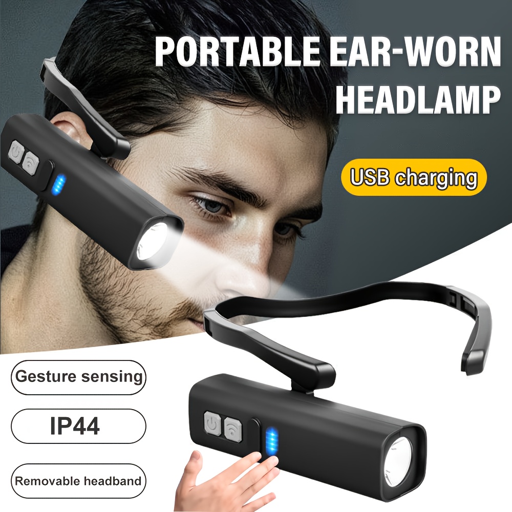 Headlamp Waterproof Rechargeable - ไฟหนีบหู 2025 – ไฟหน้า LED สว่าง