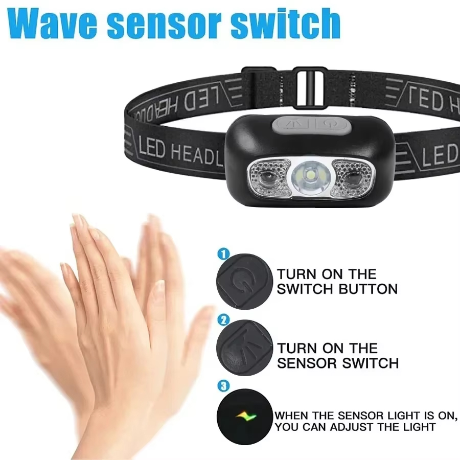 ไฟหน้า LED อันทรงพลัง ปรับได้  - Headlamp Waterproof Rechargeable บทวิจารณ์และราคา