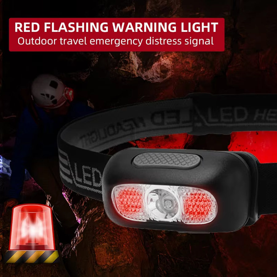 ไฟหน้า LED อันทรงพลัง ปรับได้  - Headlamp Waterproof Rechargeable บทวิจารณ์และราคา