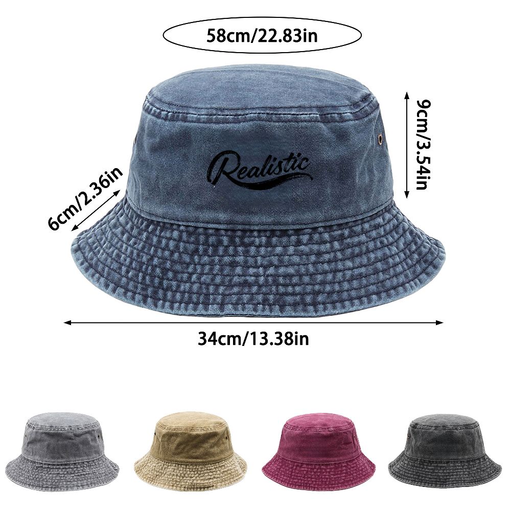 หมวกบักเก็ตวินเทจลายพิมพ์สมจริ - Outdoor Adventure Festival บทวิจารณ์และราคา