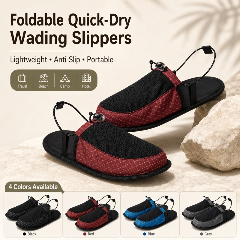 รองเท้าแตะกันน้ำแบบพับได้ แห้ง - Outdoor Adventure Shoes บทวิจารณ์และราคา