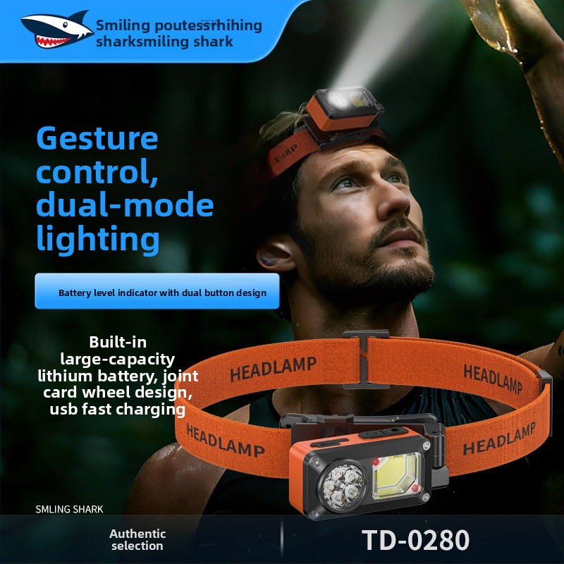 ไฟฉายคาดศีรษะสำหรับตกปลาตอนกลา - Headlamp Waterproof Rechargeable บทวิจารณ์และราคา