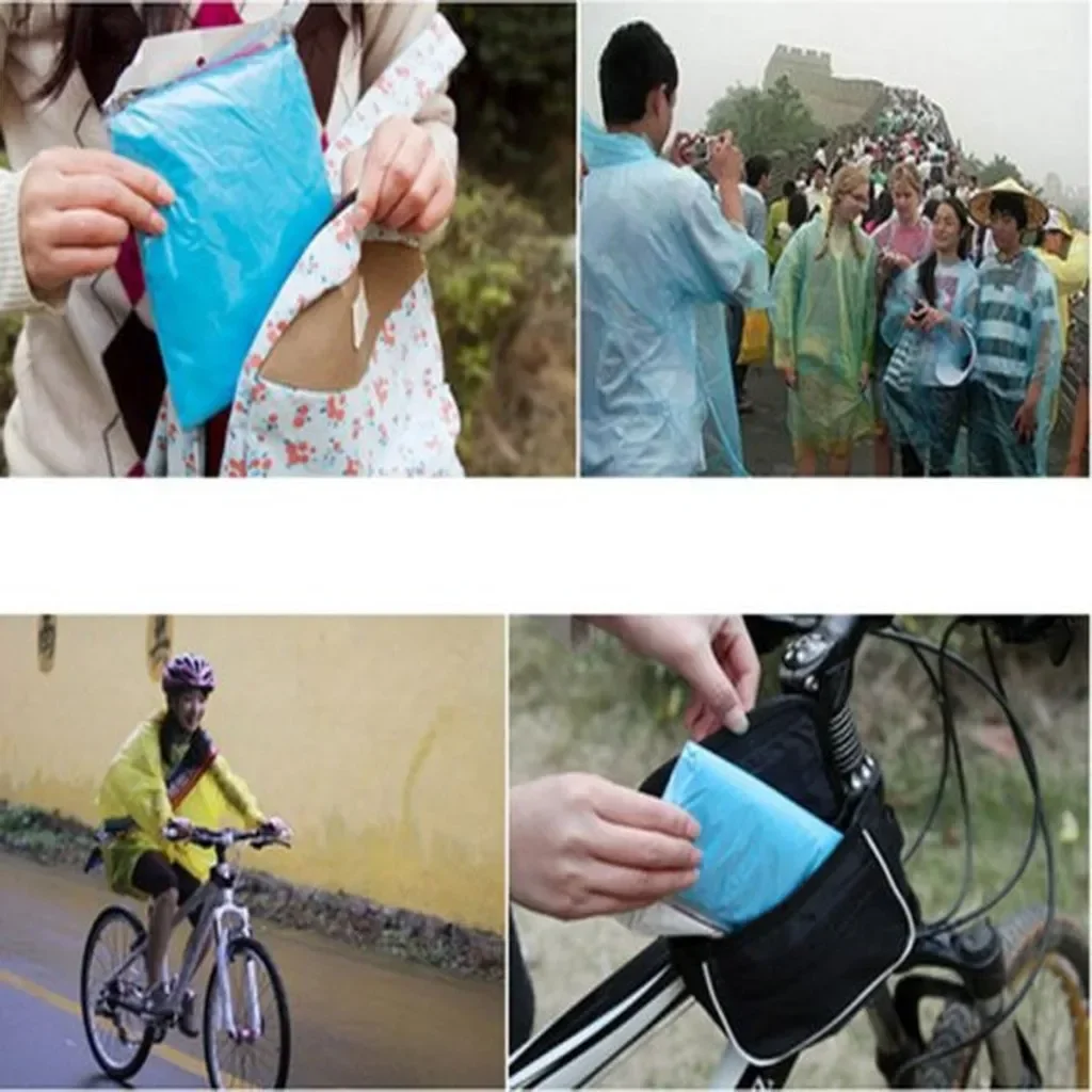 5/10PC เสื้อกันฝนแบบใช้แล้วทิ้ - Outdoor Adventure Girl บทวิจารณ์และราคา