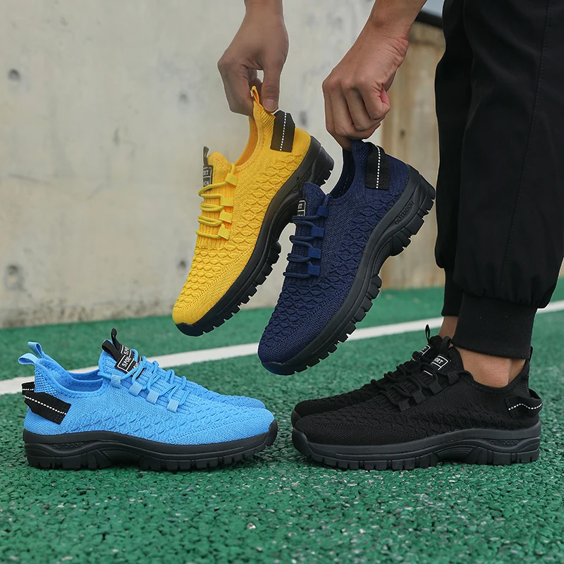 ผู้ชายสีเหลืองสดใสรองเท้าผ้าใบ - Outdoor Adventure Shoes บทวิจารณ์และราคา